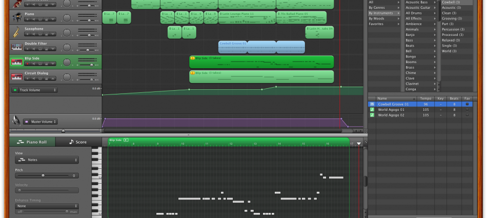 Music Composing in GarageBand