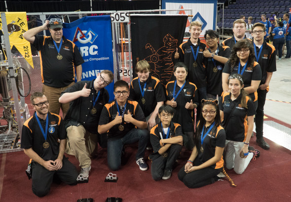 2015 Arizona West Regional champions: Team 5059 (Globe).